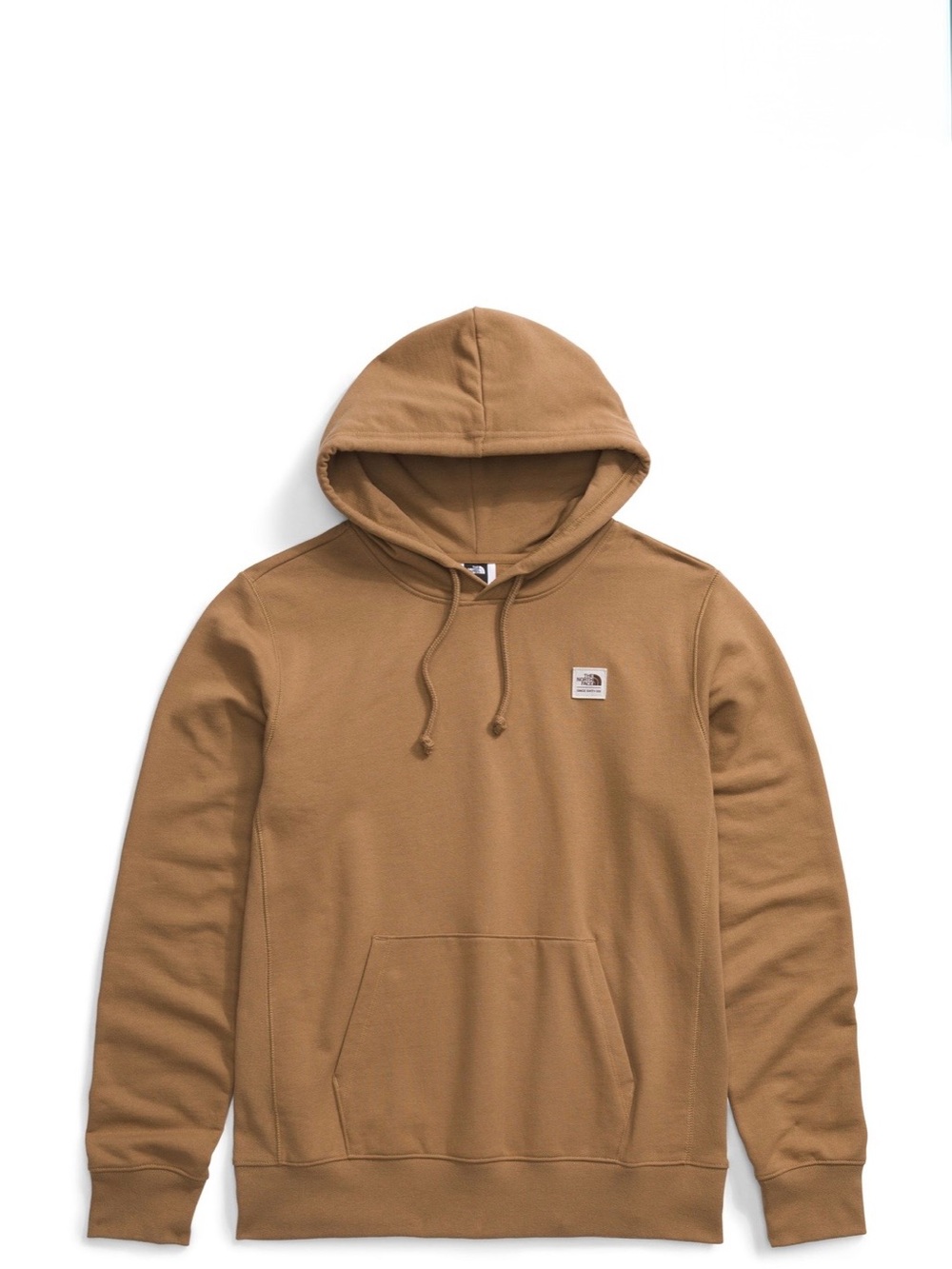 The North Face Men's Tan Pullover Hoodie Heritage Patch Size L - Picture 1 of 10